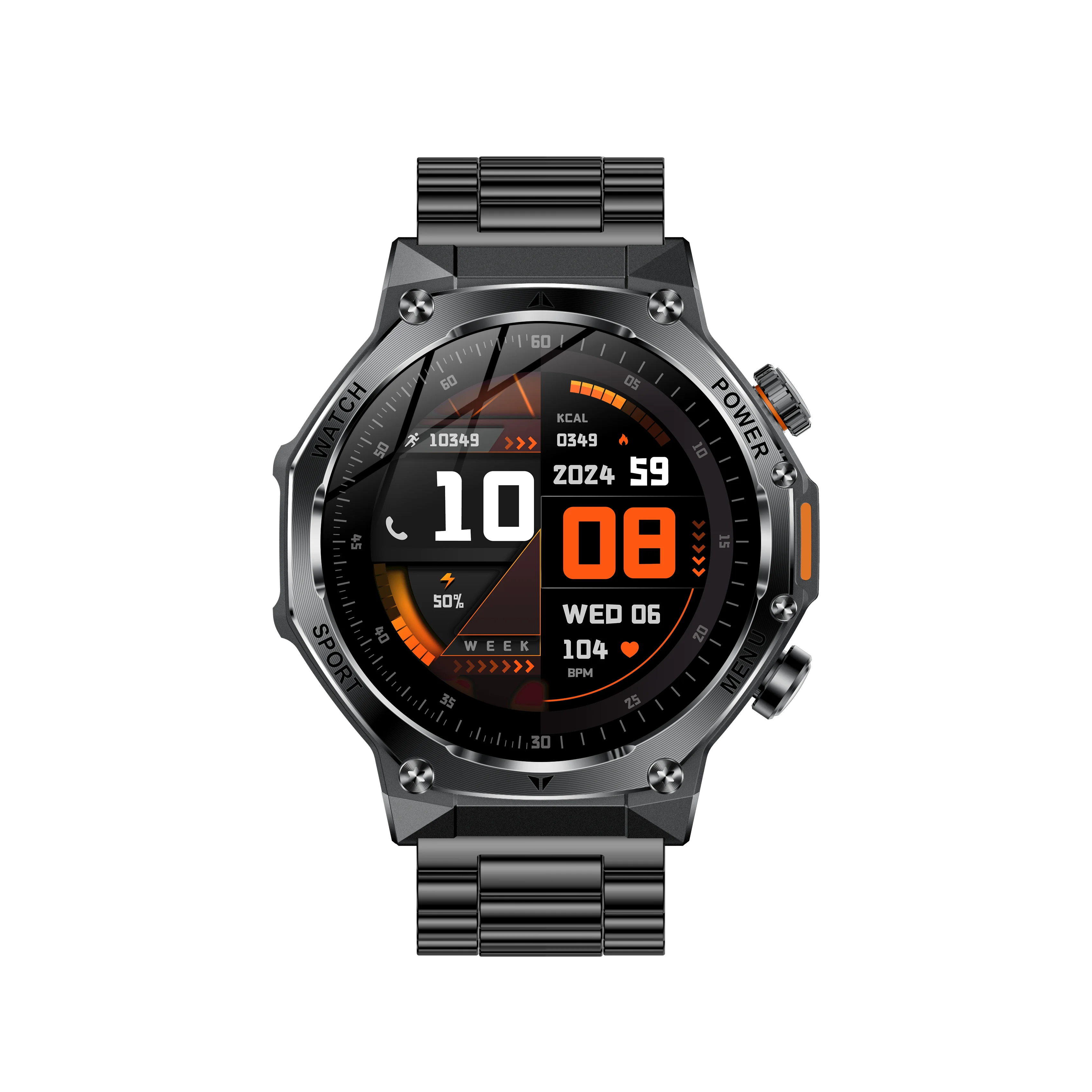YLL-AK82 Outdoor Sport for Smart Watch Fitness Tracker Sleep Tracker IP67 Waterproof AMOLED Screen Heart Rate Monitor