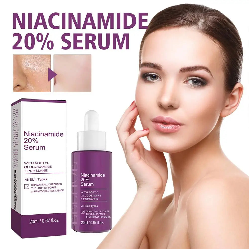 Niacinamide Serum 20% High Concentration Formula Serum Brightens Lightens Spots Niacinamide Care Serum Lifts Nasal Lines