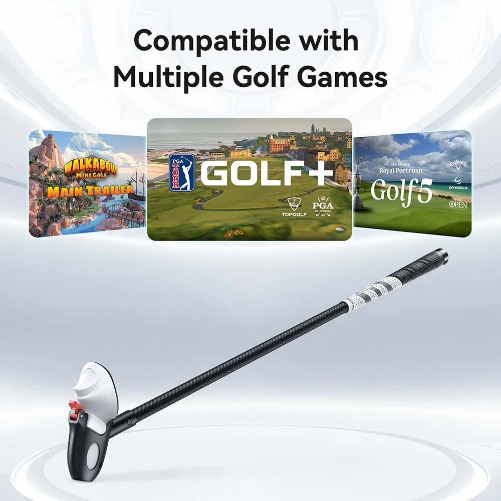 Meta Quest 3 Golf Club Attachment for Immersive VR Swing Training Tidesmit