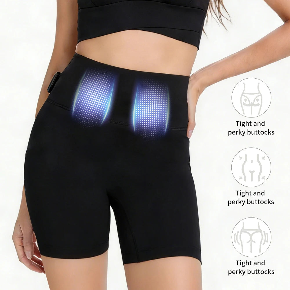 EMS Microcurrent Buttock Lifting Shorts | Yoga Fitness Trainer Body Shaping Massage Equipment Tidesmit