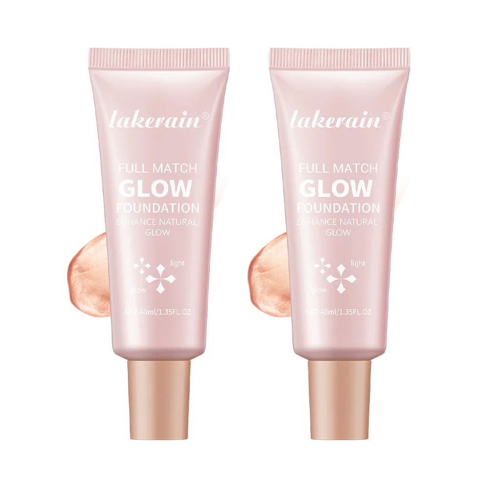 Tidesmit Glowing Foundation liquid texture swatch showing lightweight moisturizing formula for natural face makeup