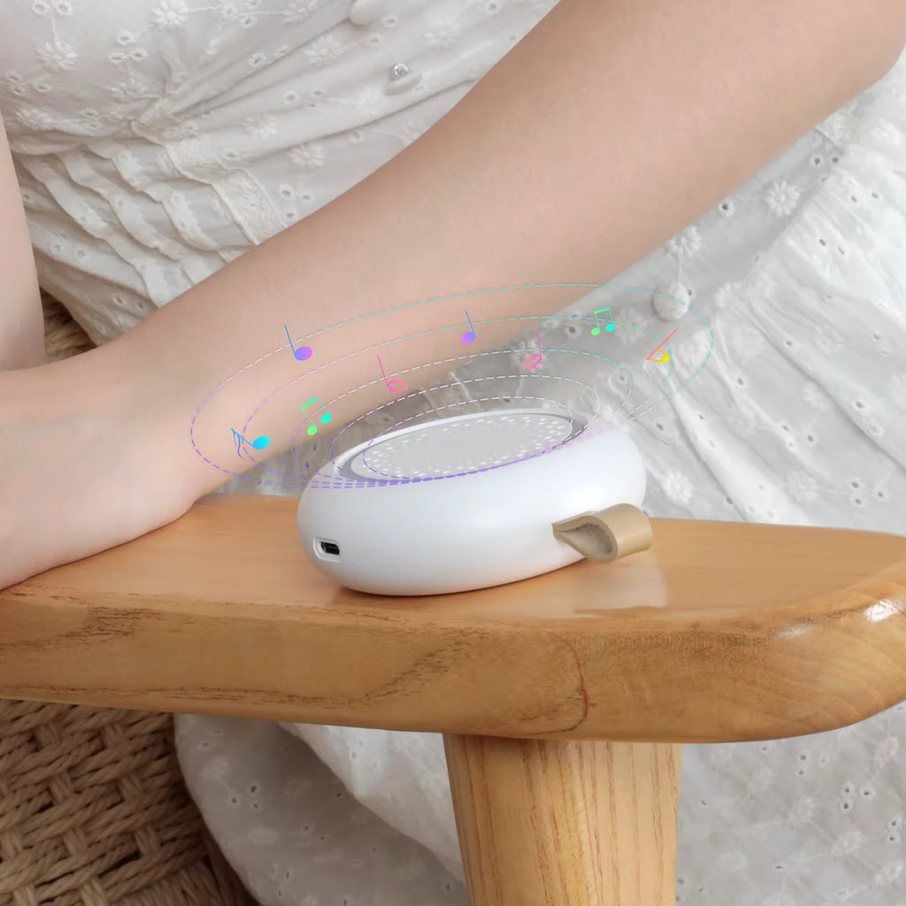 Baby White Noise Machine Rechargeable Timed Shutdown Sleep Machine Baby Sleep Sound Player Night Light Timer Noise Player