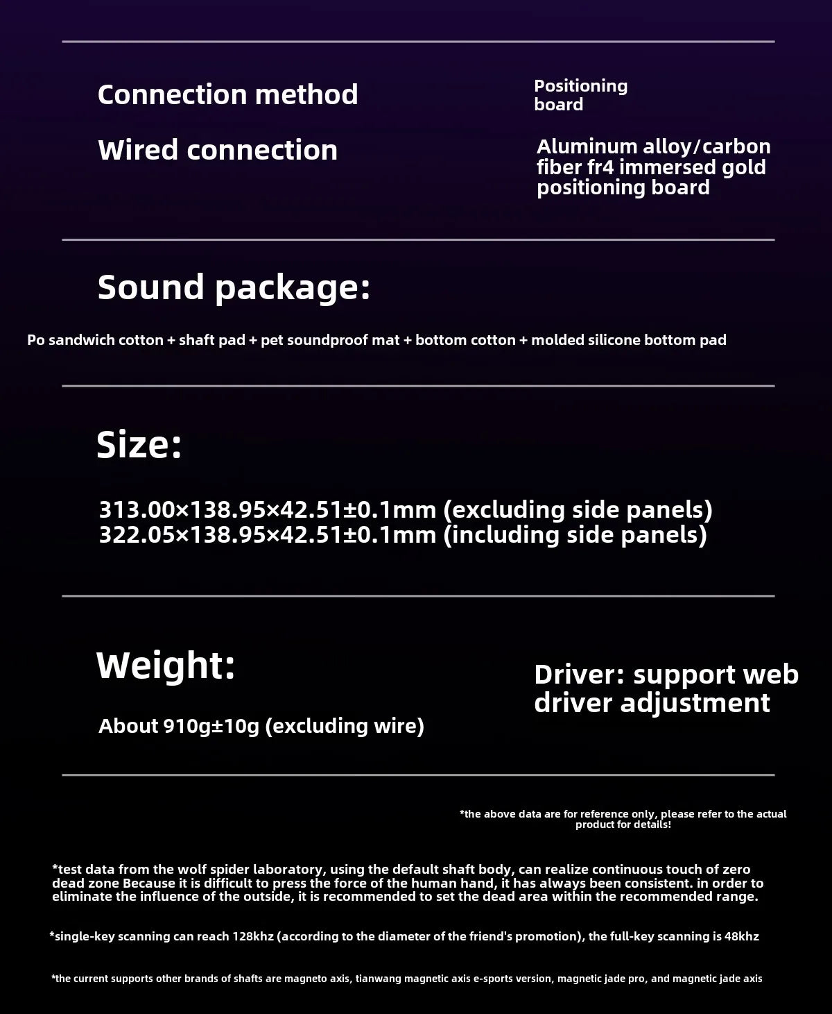 AULA HERO84 HE Magnetic Switch Wired Mechanical Keyboard RGB Music Rhythm 8K Return Rate Keyboard Computer Accessorie for Gamer