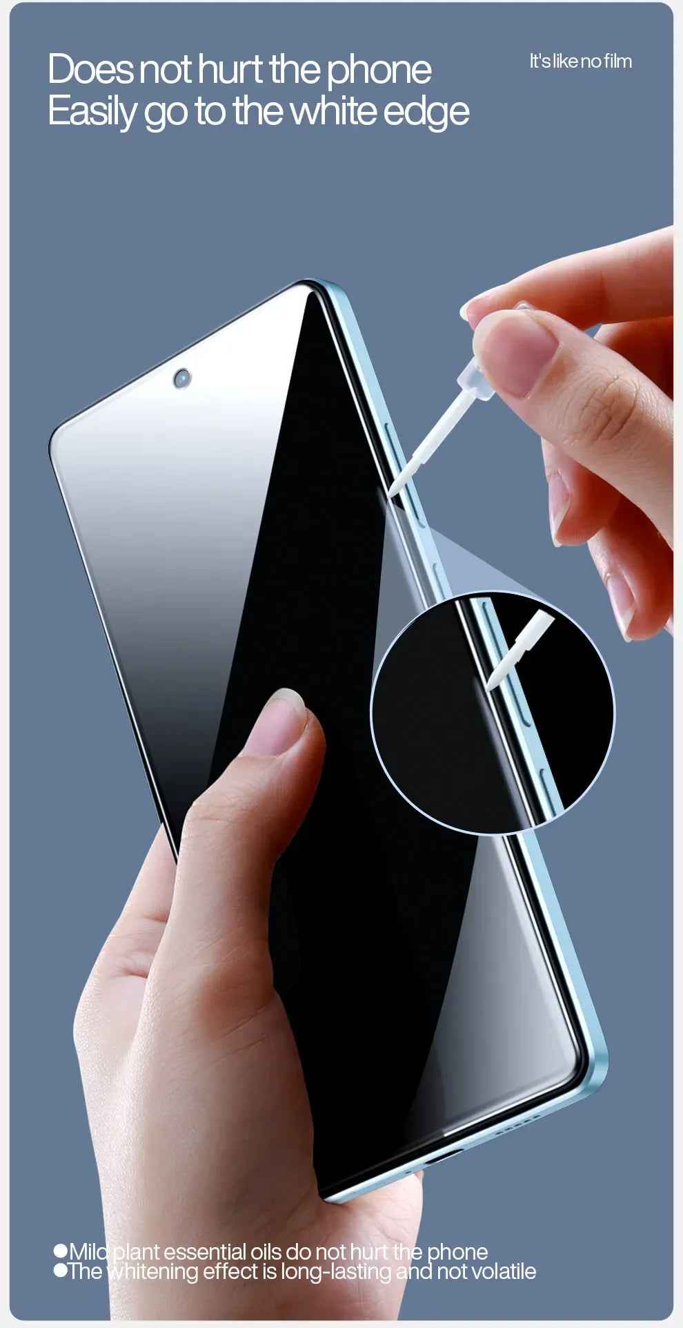 Xiaomi POCO Anti-Blue Light Tempered Glass Screen Protector 2 Pack Tidesmit