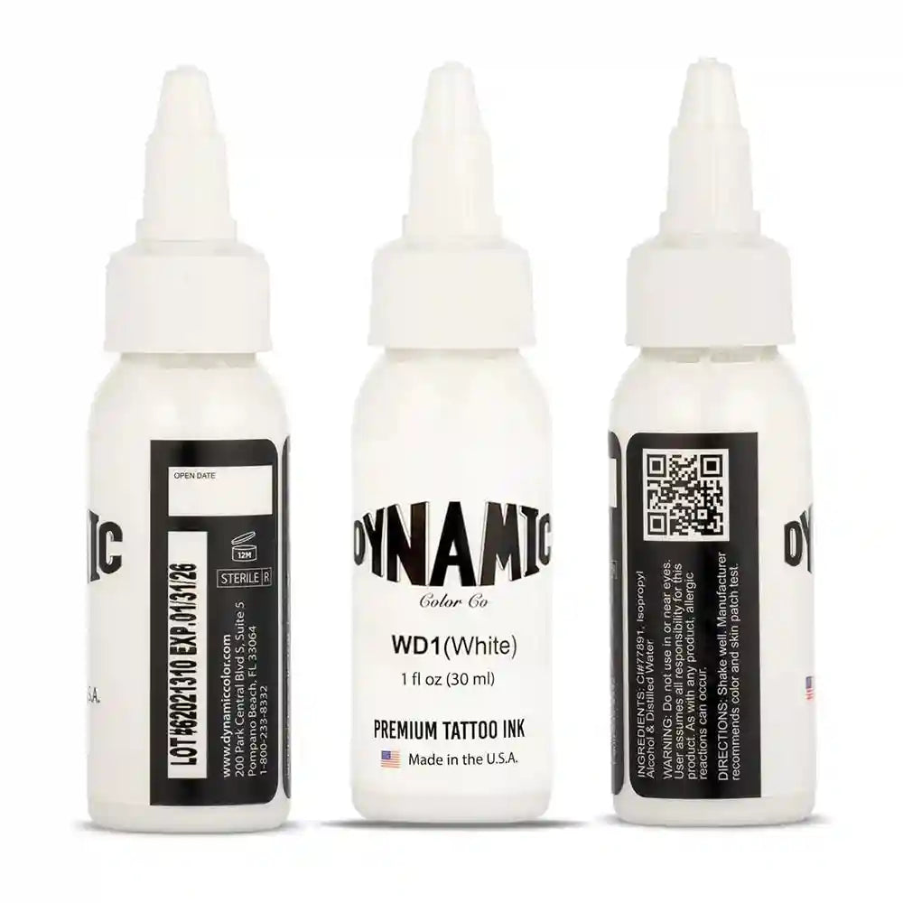 Professional White Tattoo Ink 30ml Vegan Formula for PMU Machines Permanent Makeup Machines Tidesmit