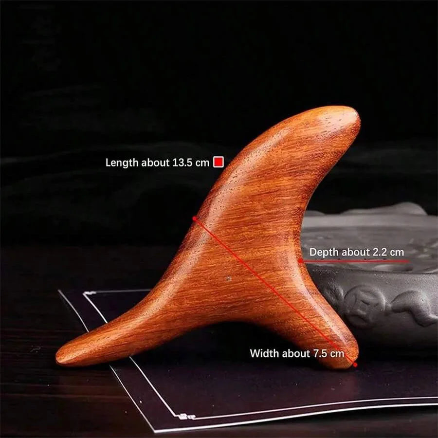 Hand and Foot Massage Stick – Mahogany Reflexology Tool for Stress Relief Relaxation Treatment Tidesmit