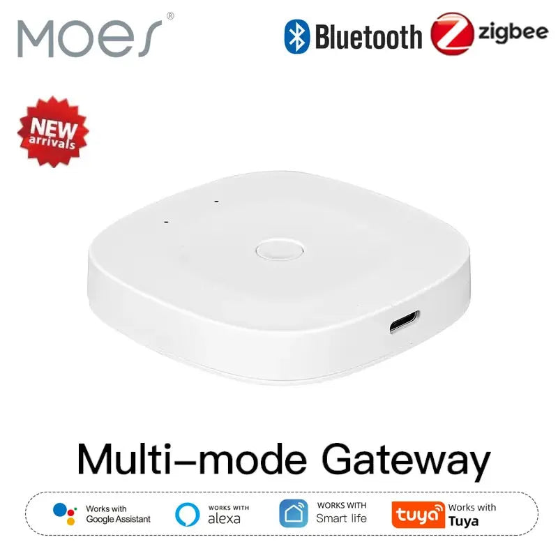 Smart Home Gateway Hub: Multi-Mode ZigBee, Bluetooth & WiFi Connectivity Tidesmit