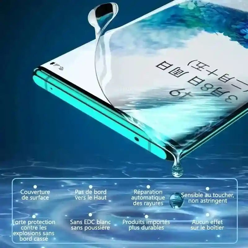 Samsung Galaxy Screen Protector 4Pcs HD Hydrogel Film - Case Friendly AE Tidesmit