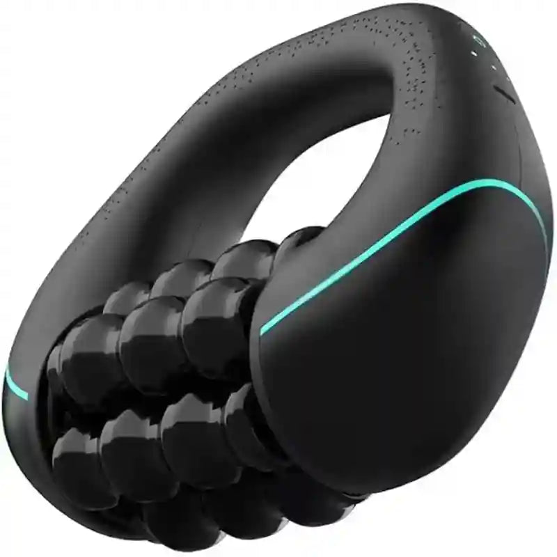 Electric Deep Tissue Massage Roller - 3-Speed Rechargeable Muscle Relief Massage Roller Black Tidesmit