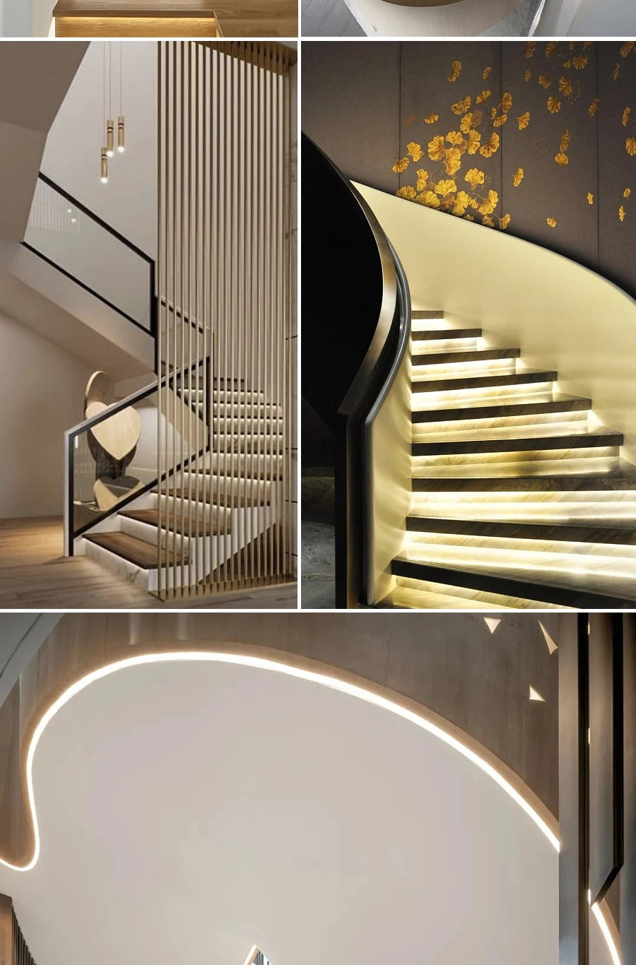 MALIIGAZA 1-40 Steps Motion Sensor LED Stair Light 24V COB LED Strip Stair Lighting Kit With Transformer For Indoor Stairway