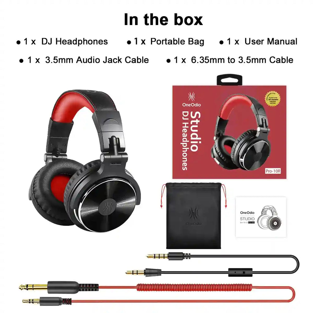 Wired Studio Monitor Headphones: Over-Ear Audio with Low Latency Tidesmit