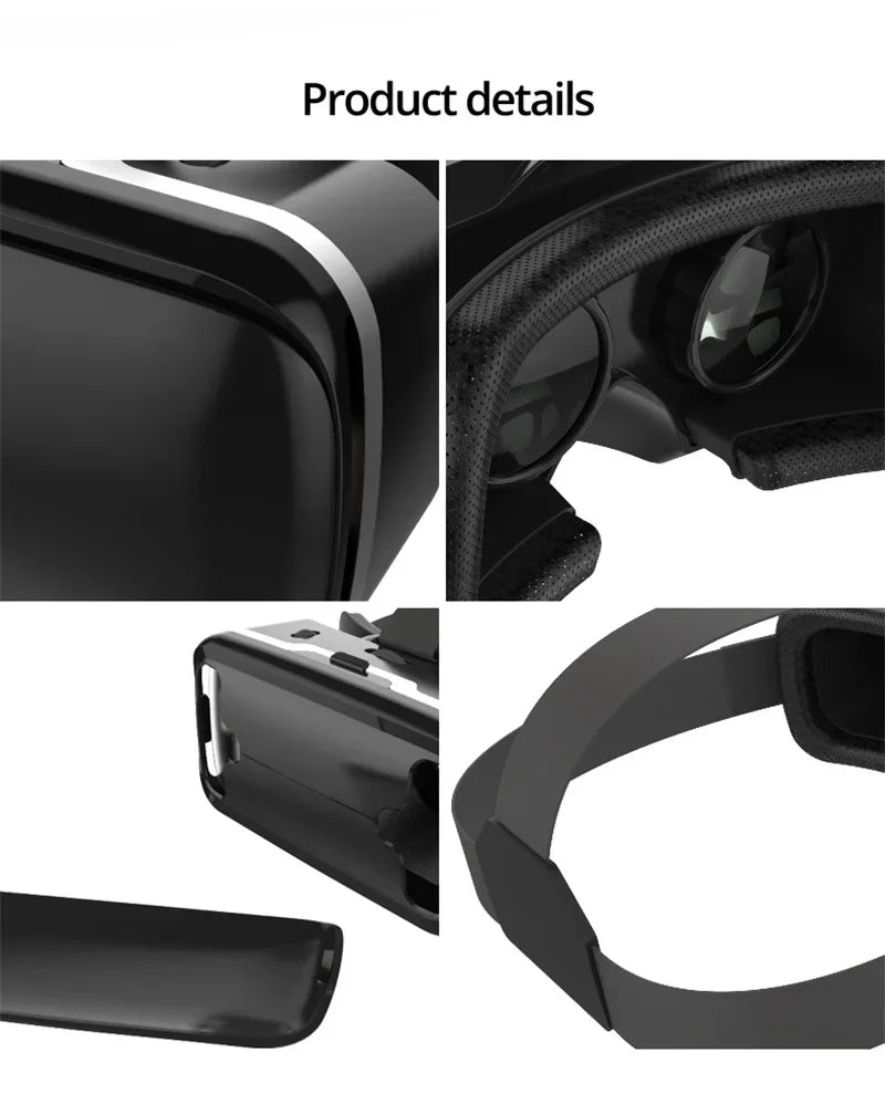 VR Headset for Smartphone – Immersive 3D Virtual Reality Smart Glasses Tidesmit