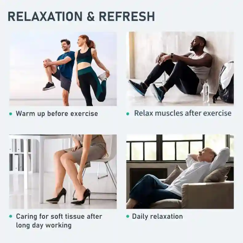 Leg Air Compression Massager - Deep Tissue Recovery Device Massage Roller Tidesmit