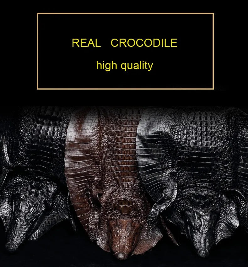 2023 New Designer Crocodile Leather Women Handbag Business Genuine Leather Lady Bag  Large Capacity Shoulder Crossbody Bag 40