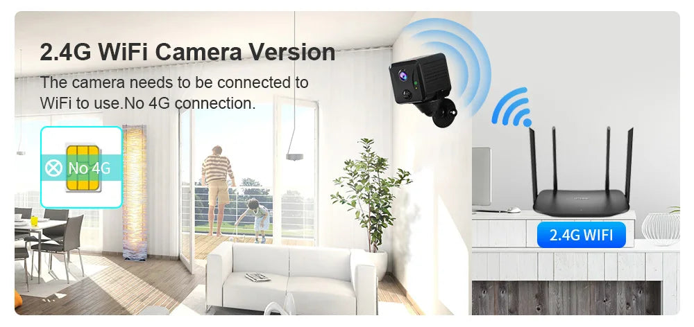 LS VISION 5MP 4G SIM Mini Camera Wireless Wifi IP Cameras Humanoid Detection Battery Power CCTV Home Surveillance Camera Ubox