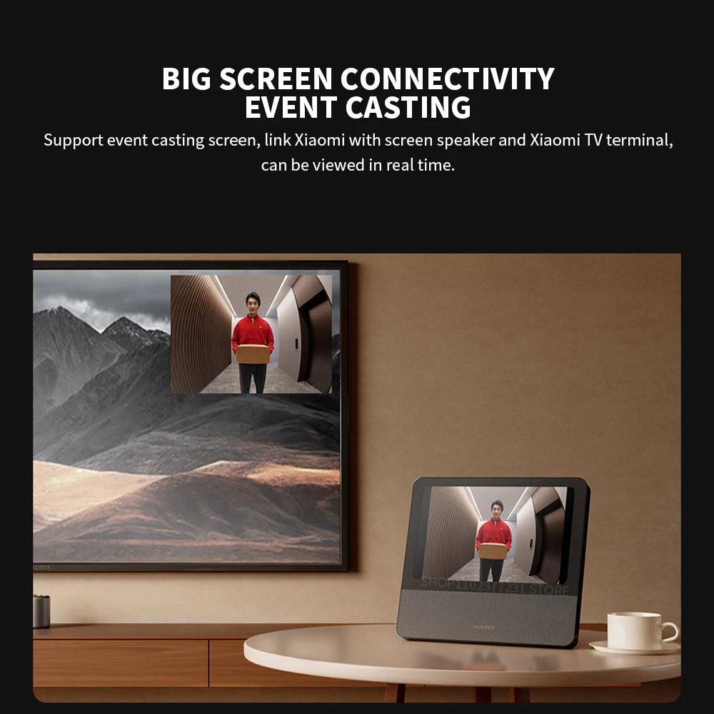 Xiaomi Smart Cat Eye 2 HDR 5-Inch 720P Screen 3MP HD Camera 180° Wide Angle Lens 940nm Infrared Night Vision Intercom Doorbell
