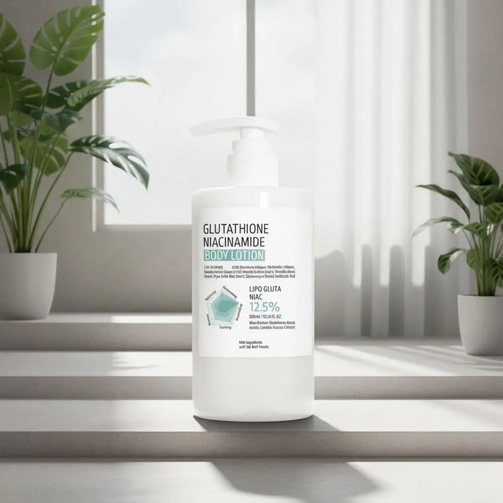 Glutathione Niacinamide Body Lotion - Deeply Moisturizes And Hydrates Brightens Skin Tone, Reduces Dullness For All Skin Types