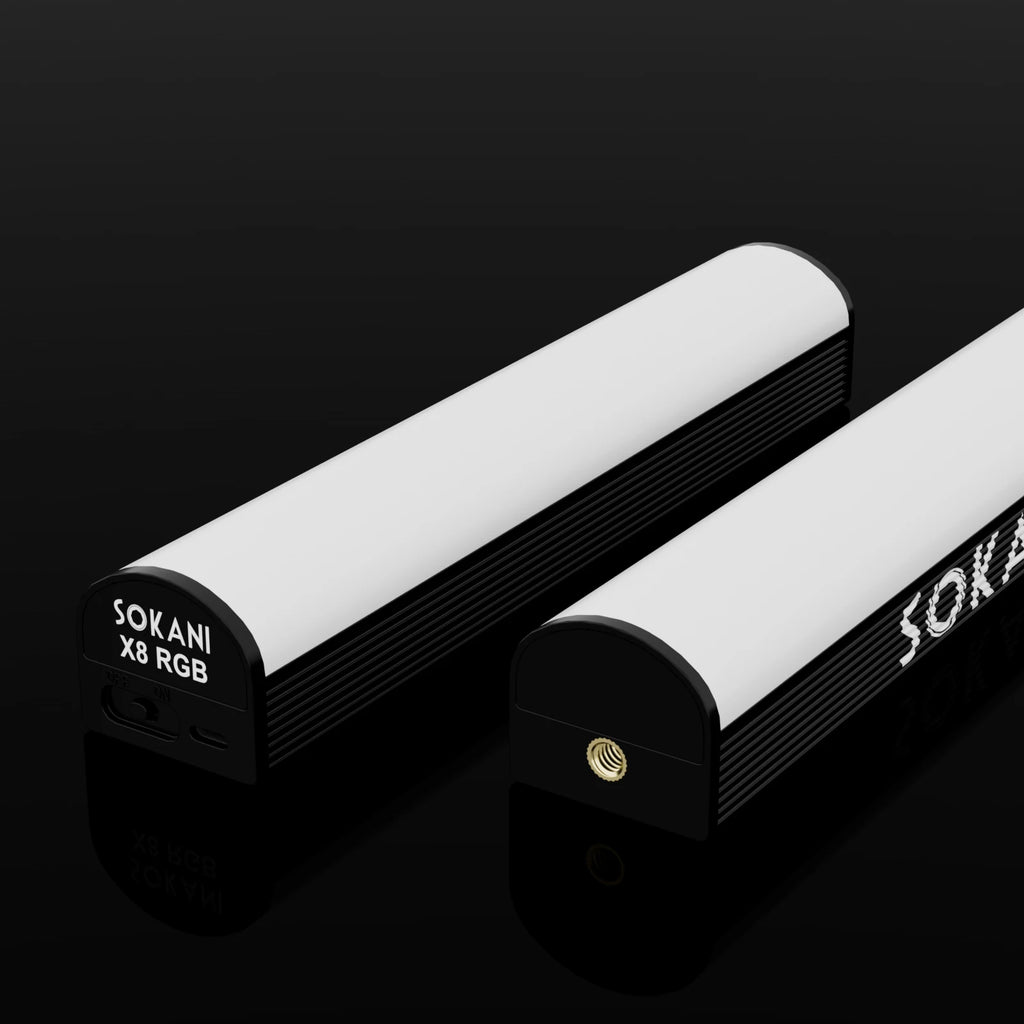 RGB LED Video Light Wand for Content Creation - Sokani X8 Series Tidesmit