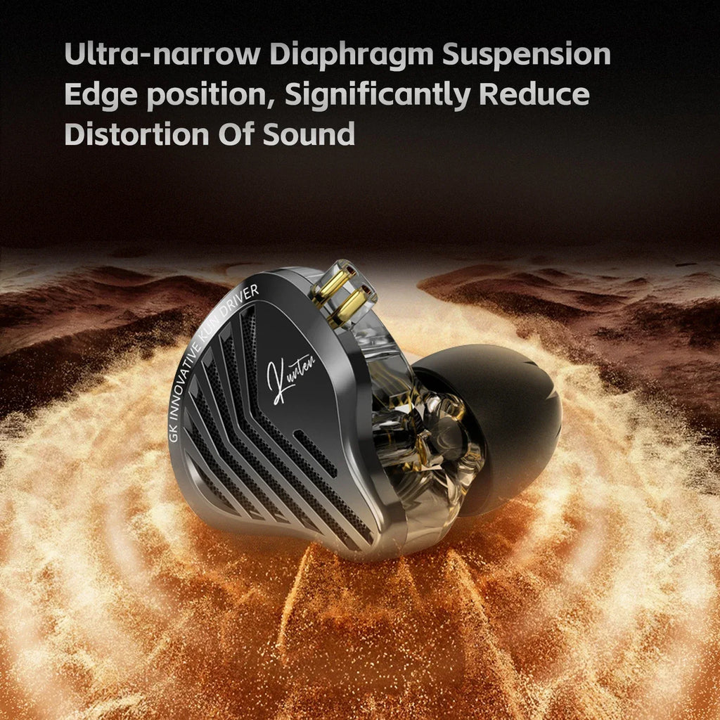 HiFi Wired Earbuds With Heavy Bass & Detachable 2-Pin Cable | Tidesmit Tidesmit