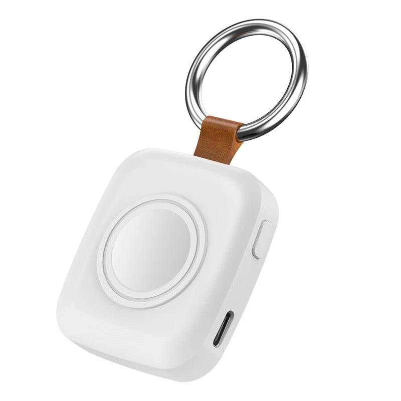 Portable Magnetic Watch Charger for Apple & Samsung Fast Charging White For Samsung Tidesmit