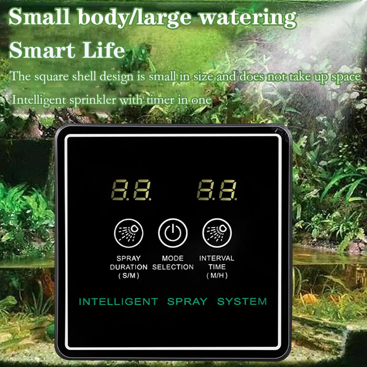 Touch Screen Automatic Mist Rainforest Spray Intelligent Ecological Cylinder Electronic Timer Sprinkler System Kit Control