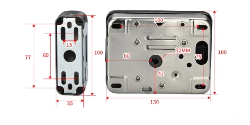 Bluetooth Tuya App Fingerprint Smart Door Lock Gate Password RFID Card Rim Bolt Lock Electronic Door Lock