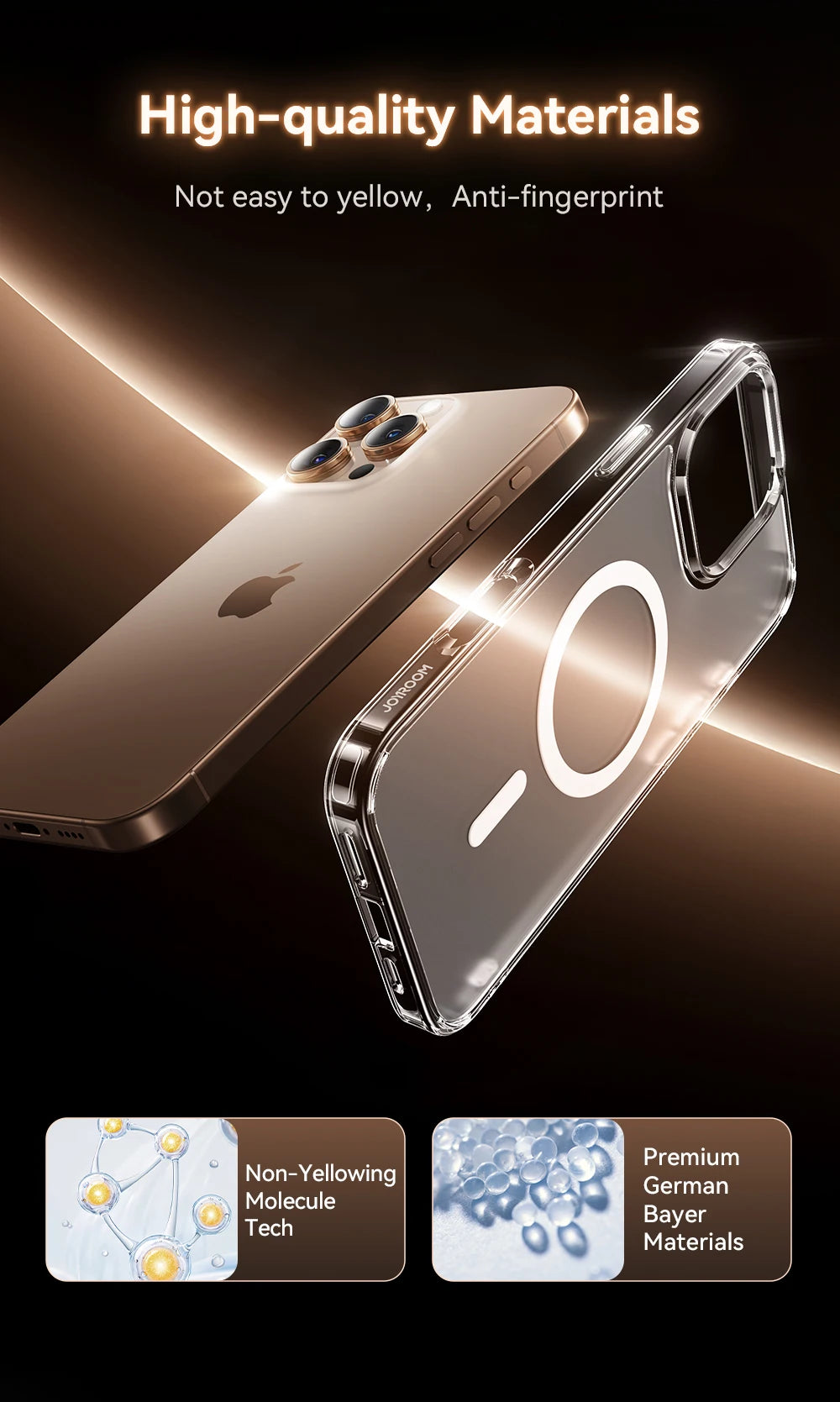 iPhone 17 Pro Max Magnetic Case | Shock-Absorbing Frosted Matte Cover Tidesmit