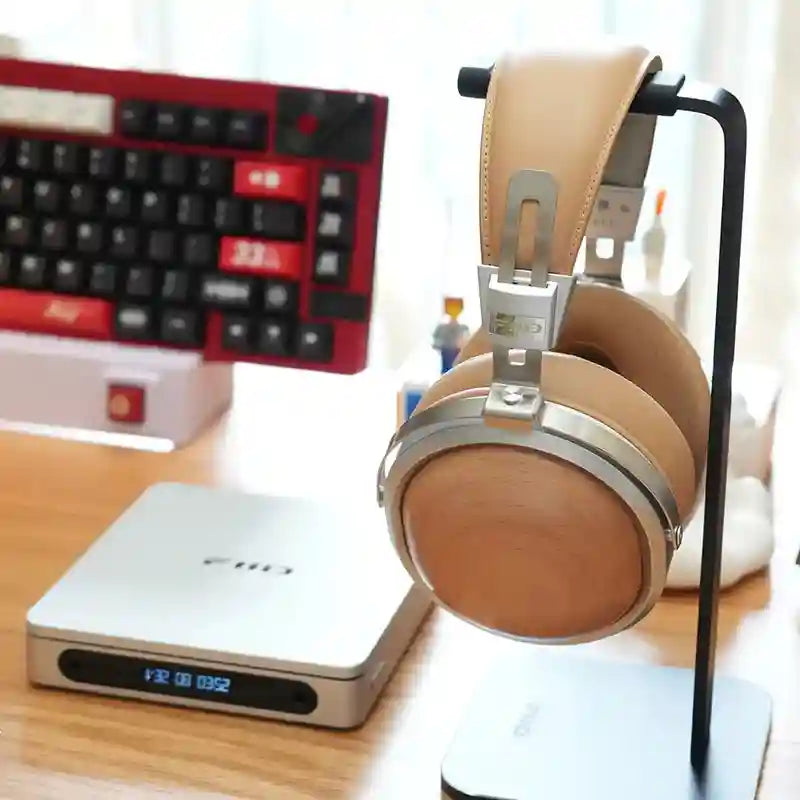 FiiO FT1 Closed-Back Over-Ear Headphones with 60mm Wood Driver Tidesmit