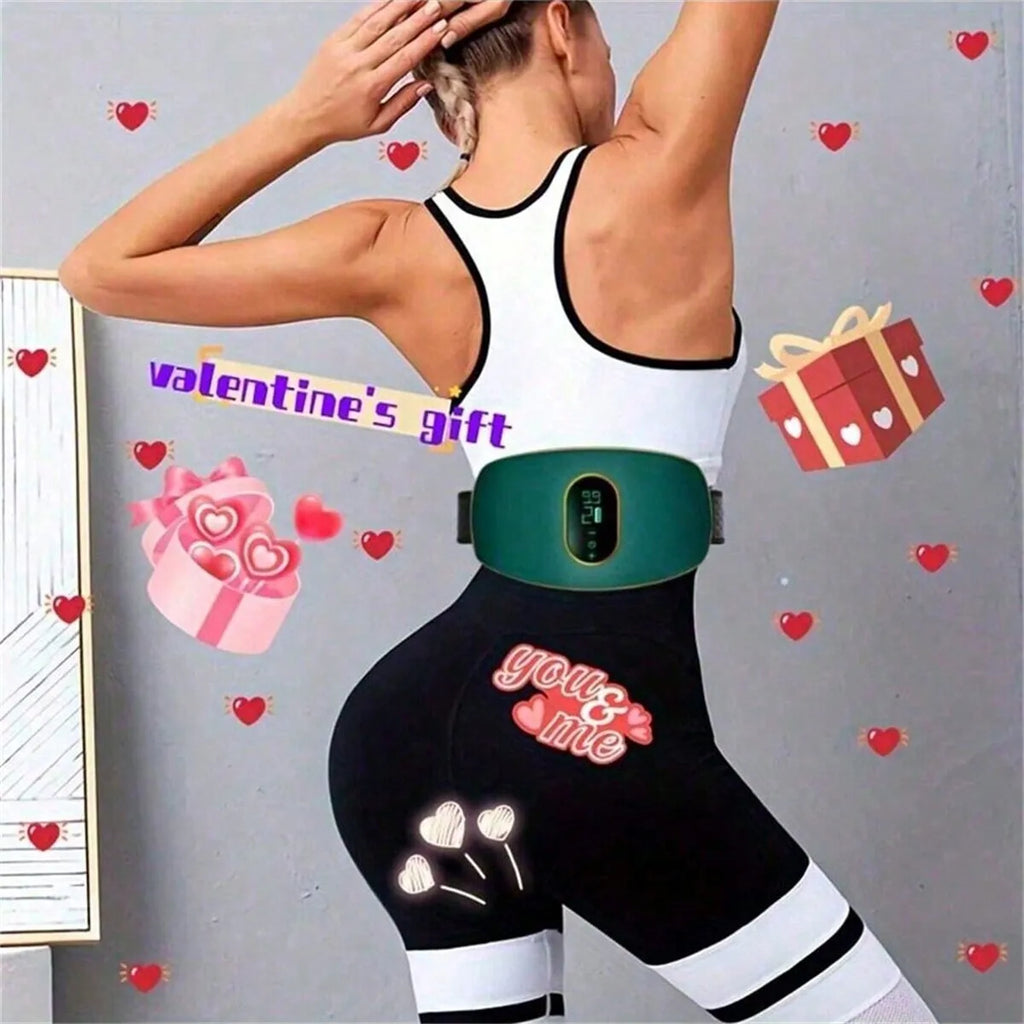 Electric Abdominal Massage Belt - Portable Muscle Relief - Green Back Massage Instrument Tidesmit