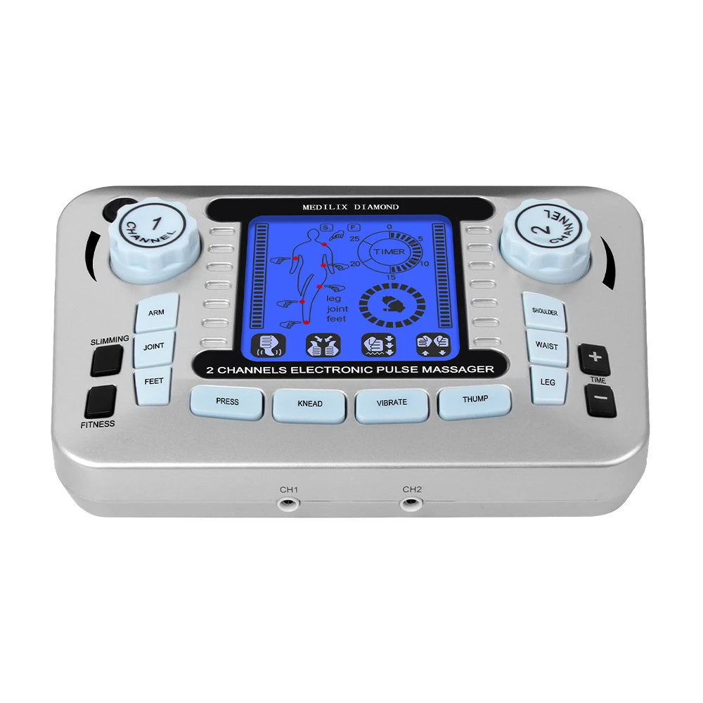 Electric Pulse Massager with Heat Therapy & EMS | Tidesmit Back Massage Instrument Tidesmit