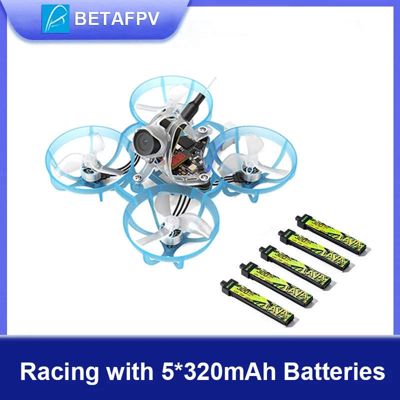 BETAFPV Air65 Brushless Whoop Drone - Lightweight FPV Racing Performance Racing 5B 320mAh China Mainland Tidesmit