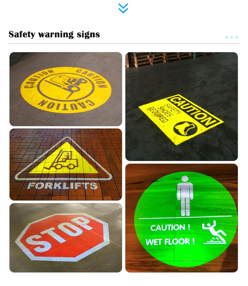 Custom Avatar Gobo Advertising Outdoor Lights IP67 Waterproof Rotating LED Logo Projector for Storefront & Shop Entrance Floor