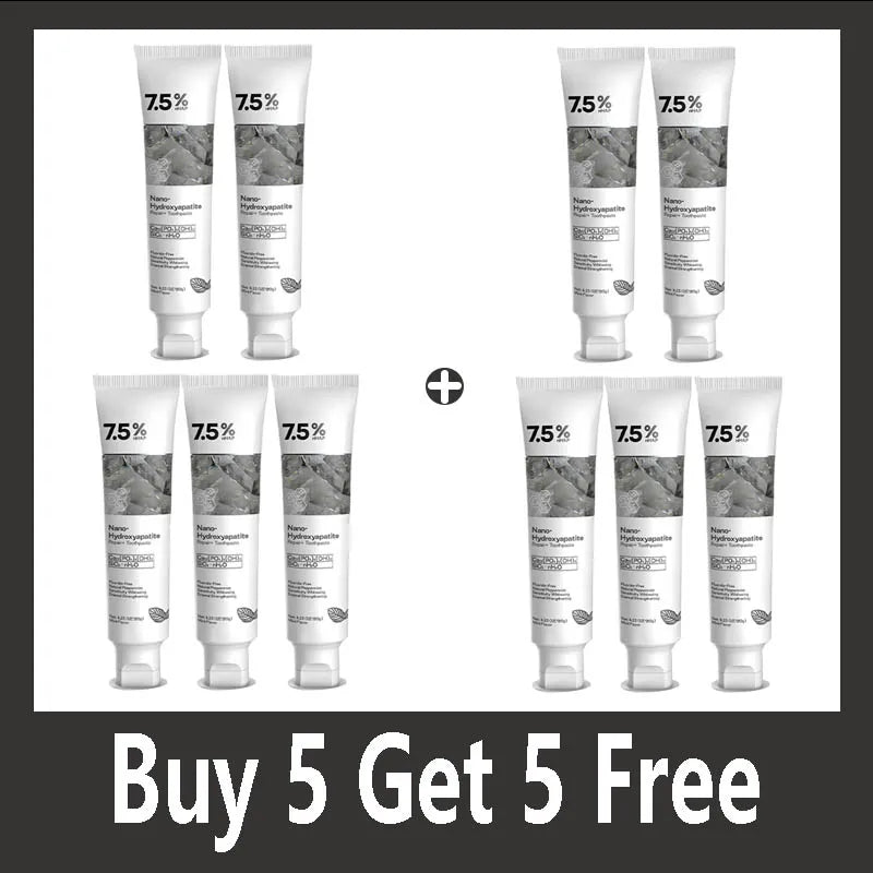 Tidesmit nano hydroxyapatite fluoride free toothpaste for enamel repair and natural teeth whitening