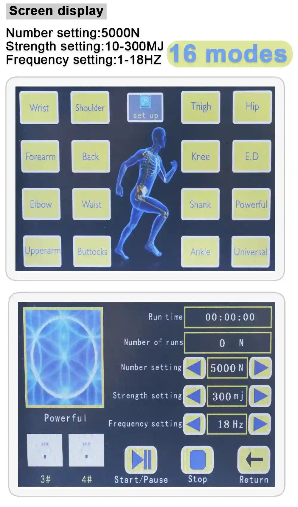 Shockwave Therapy Machine - Portable Pain Relief Wellness Tool Relaxation Treatment Tidesmit