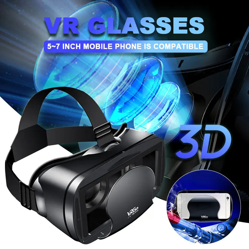 VR Headset for Smartphones - Immersive Wide Angle Smart Glasses Tidesmit