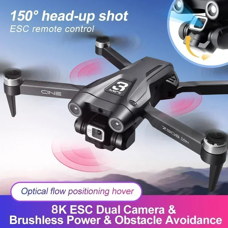 8K Camera Drone Foldable Quadcopter with Obstacle Avoidance | Tidesmit Tidesmit