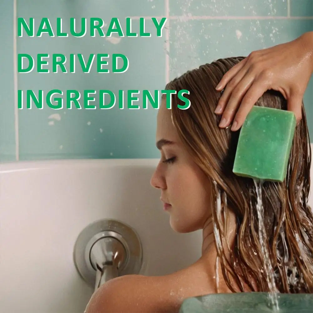 1/3/5PCS Rosemary Essential Oil Shampoo Soap 100g Deep Clean Refreshing Hair Care Bar Increases Hair Volume Moisturizing Soap