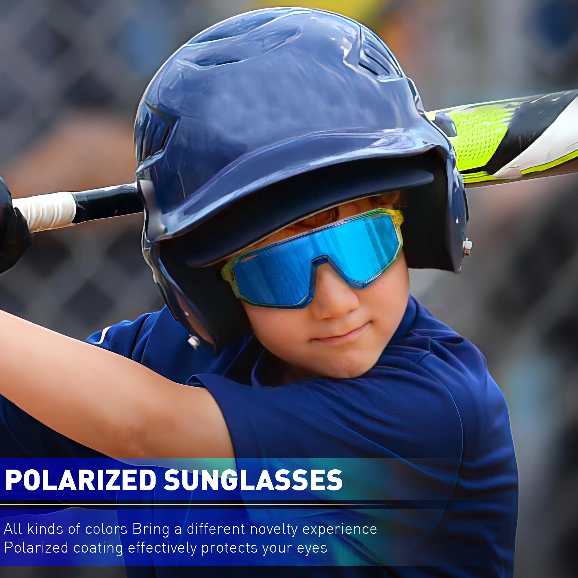 Kapvoe UV400 Polarized Outdoor Bike Cycling Child Sunglasses Teenagers Bicycle Cycling Glasses Sports Boys Girls Goggles Sale
