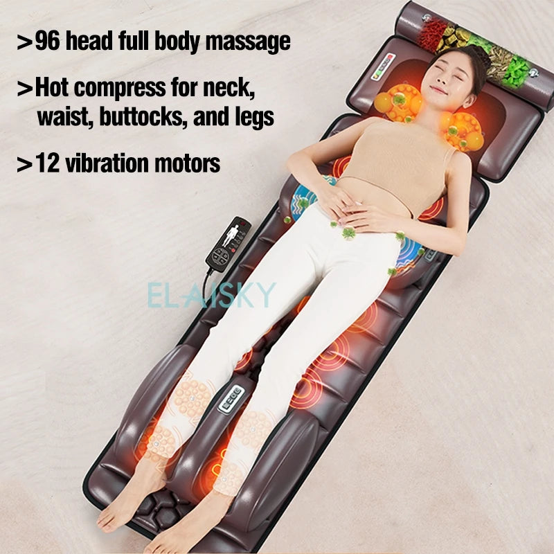 Full Body Shiatsu Massage Cushion with Heat Therapy | Tidesmit Massage Chairs Tidesmit