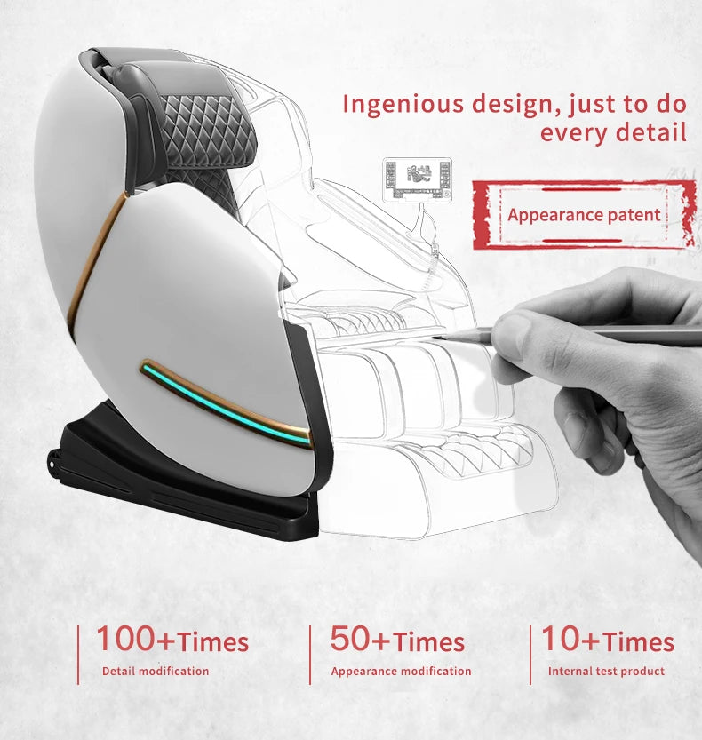 4D Shiatsu Full Body Massage Chair | Deep Tissue Recliner | Tidesmit Massage Chairs Tidesmit
