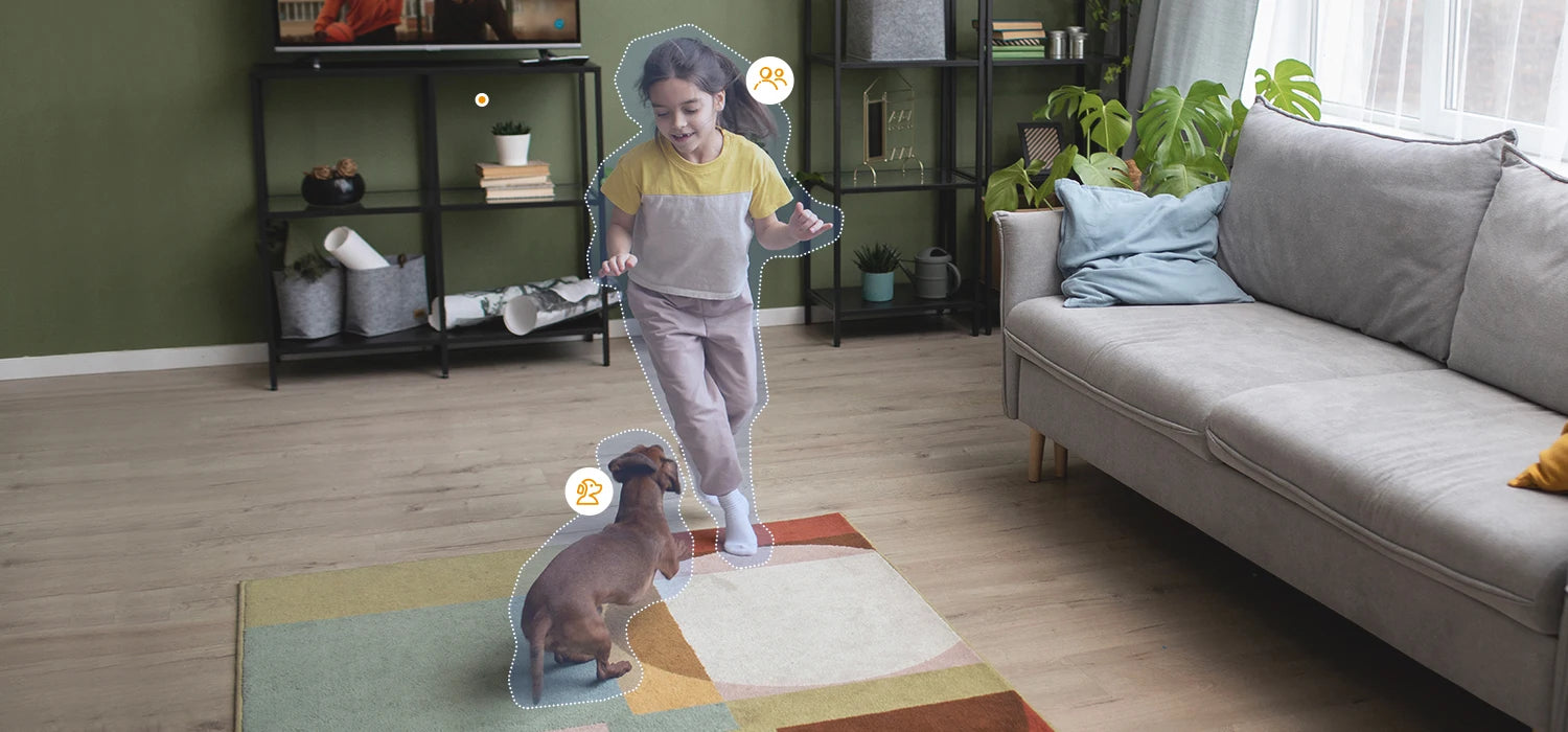 IMOU 360° PTZ Dual Lens IP Camera Human Pet Detection Security Camera Baby Monitor AI Color Night Vision Surveillance wifi Cam