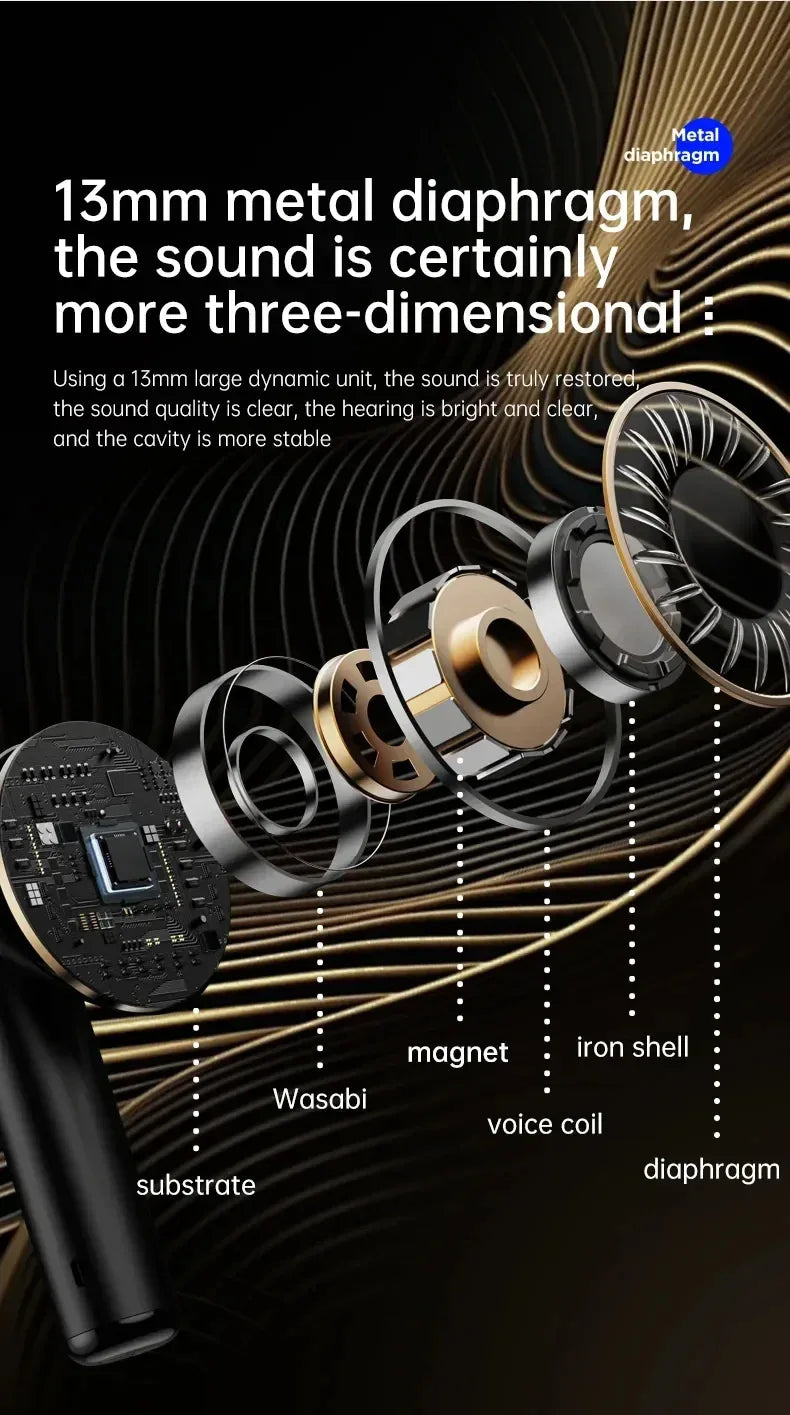 Wireless Bluetooth Earbuds | ANC In-Ear Headphones by Tidesmit Tidesmit