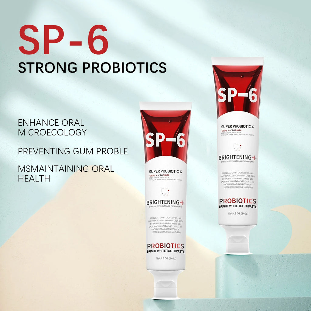 Tidesmit 140g SP-6 Probiotic Whitening Toothpaste for plaque removal and dental caries prevention