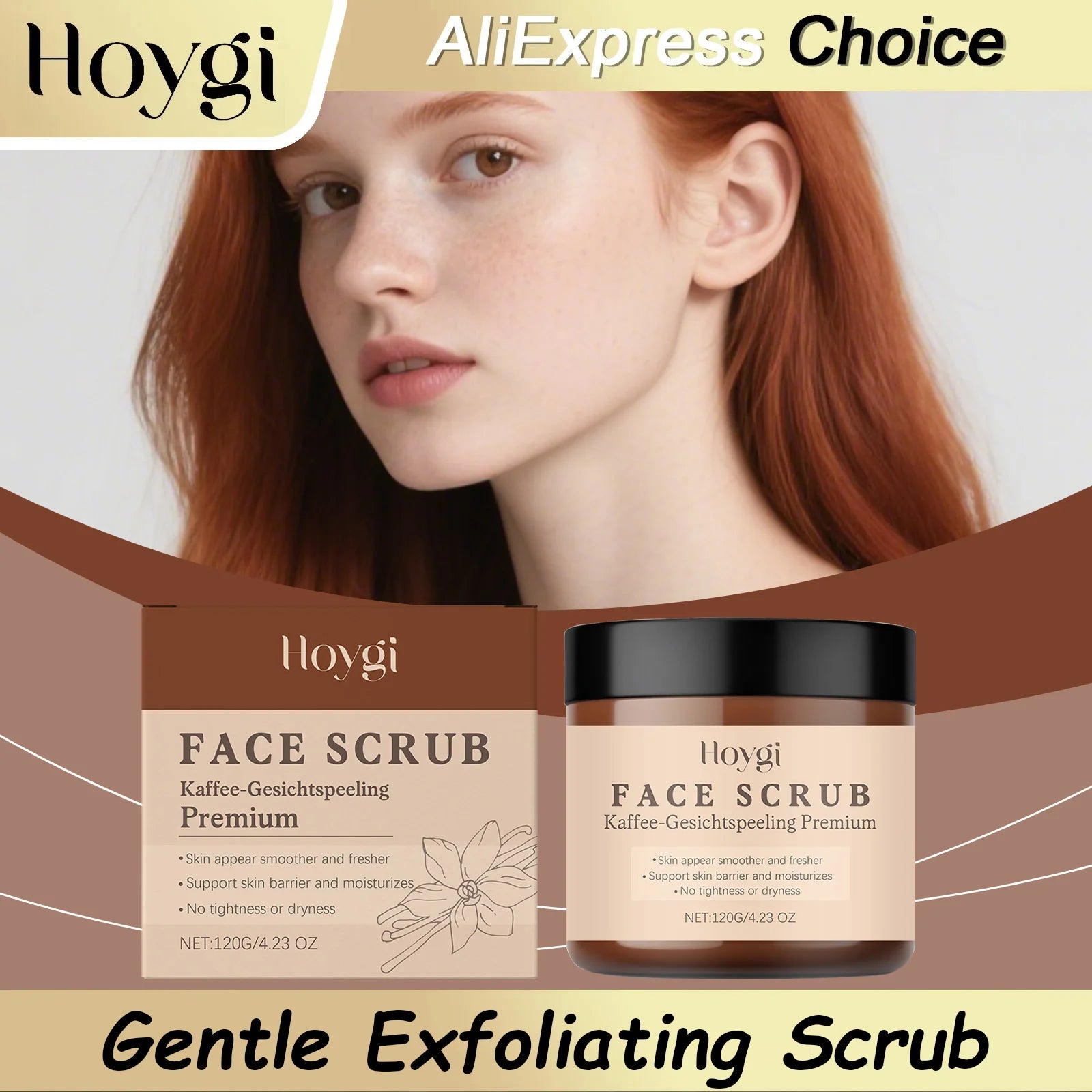 Face Scrub Exfoliator - Deep Cleaning & Hydrating Facial Care by Tidesmit Scrubs Treatments 5PCS Tidesmit