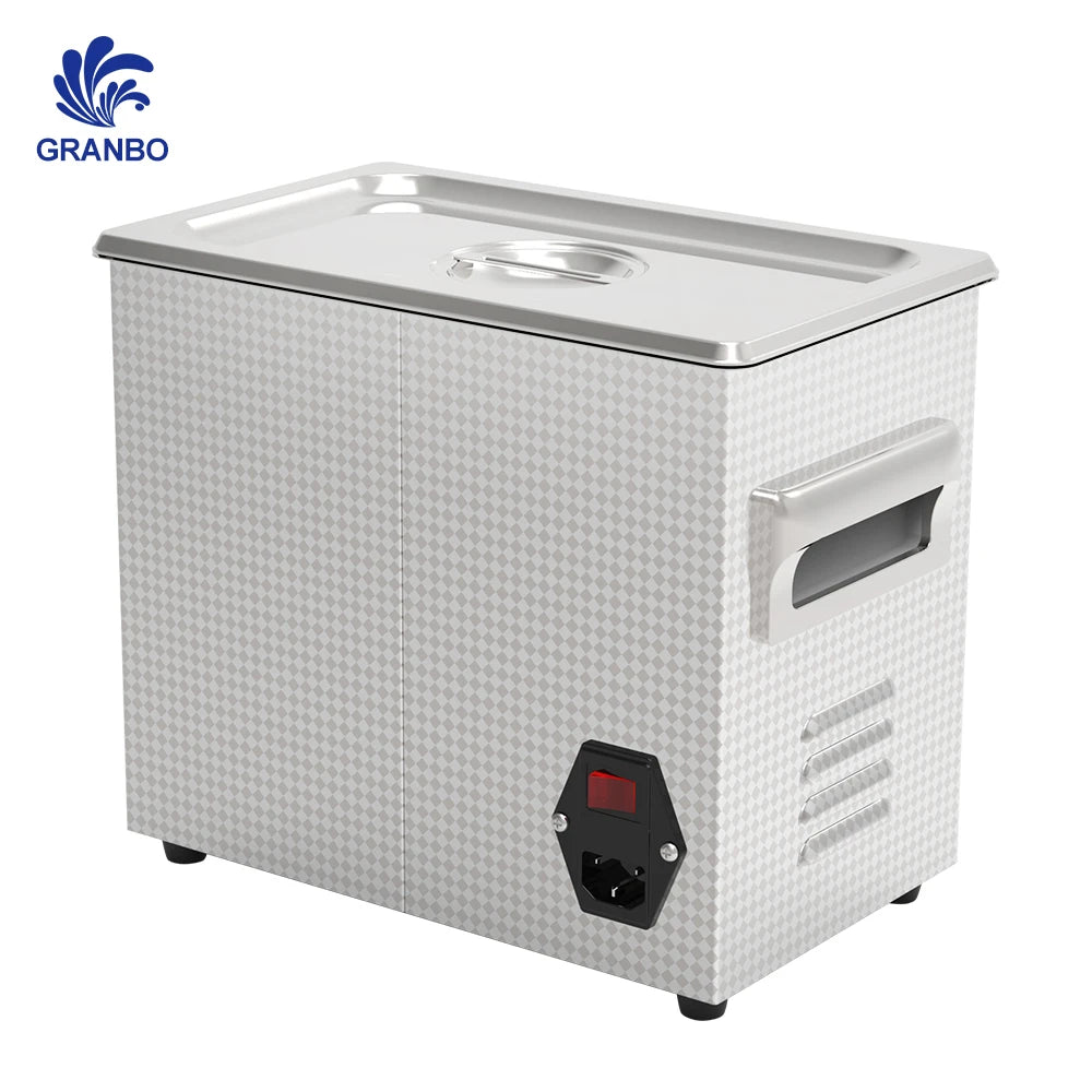 Tidesmit 3.2L Ultrasonic Cleaner side view featuring digital control panel and stainless steel tank for jewelry care