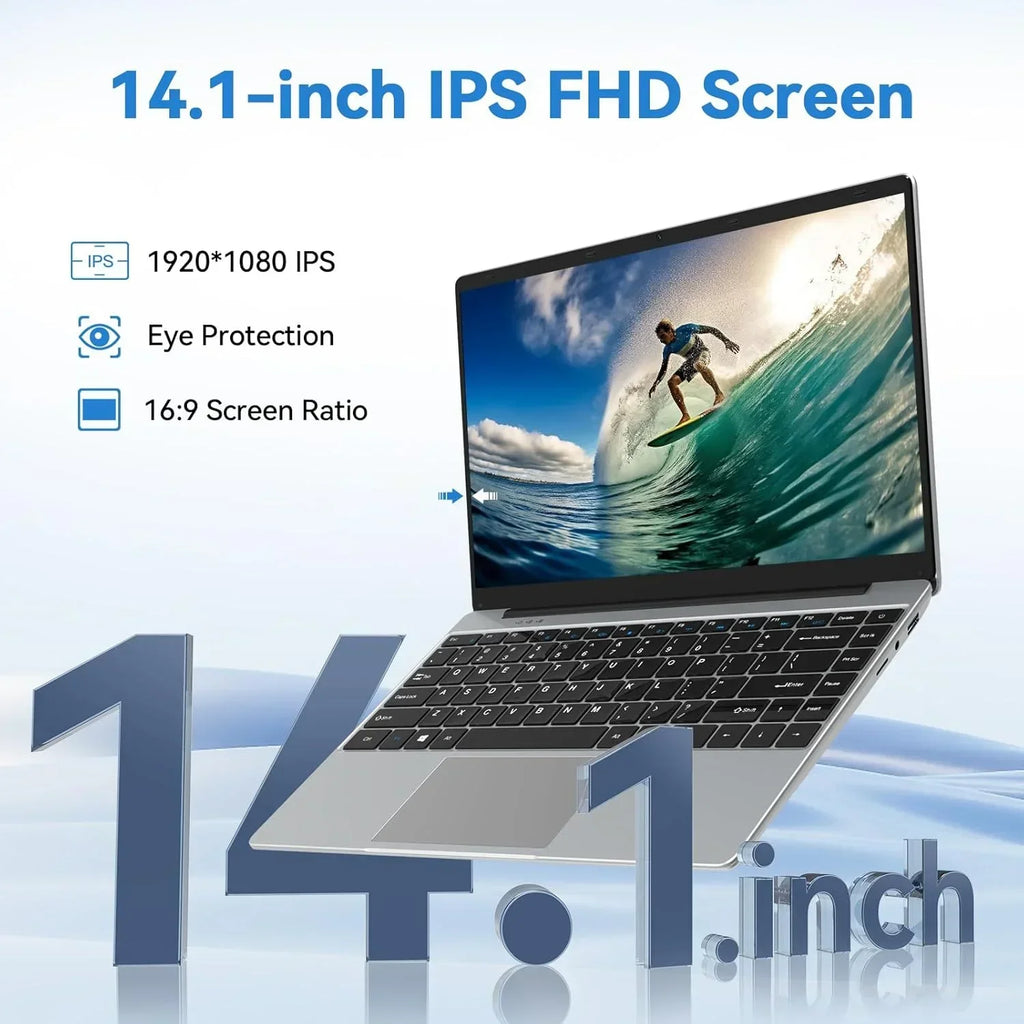 14.1 Inch Intel Core i9 10980HK Windows 11 Pro Laptop 32GB DDR4 2TB SSD Gaming Office PC Gamer Portable Notebook