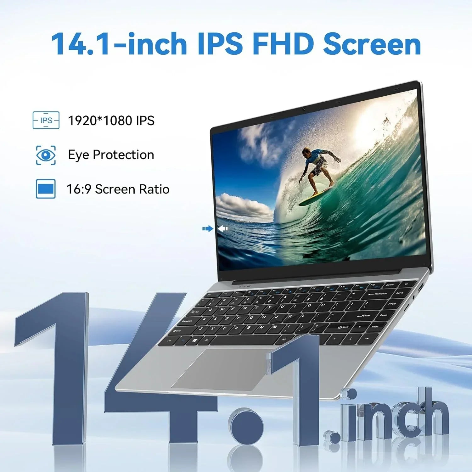 14.1 Inch Intel Core i9 10980HK Windows 11 Pro Laptop 32GB DDR4 2TB SSD Gaming Office PC Gamer Portable Notebook