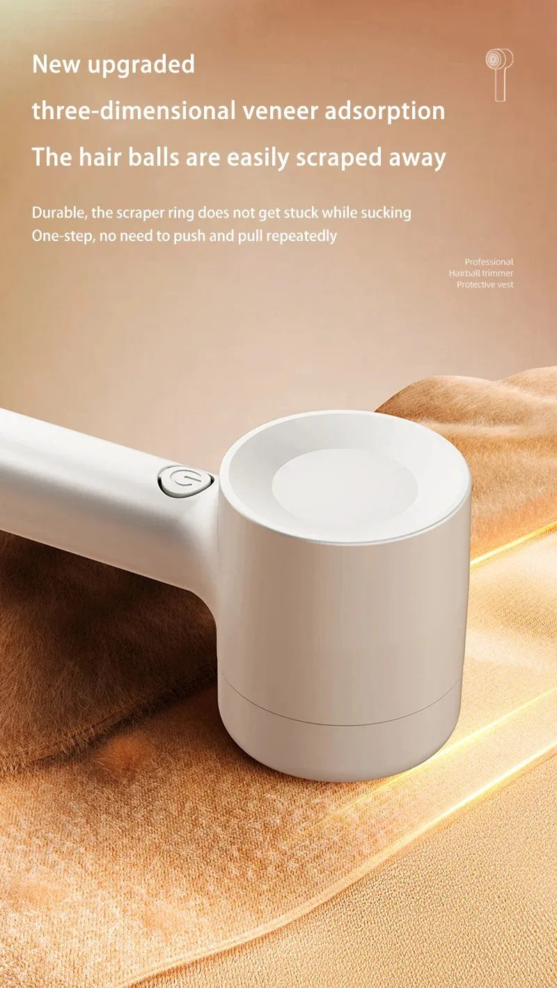 Tidesmit rechargeable fabric shaver removing lint and hair balls from clothing for laundry care