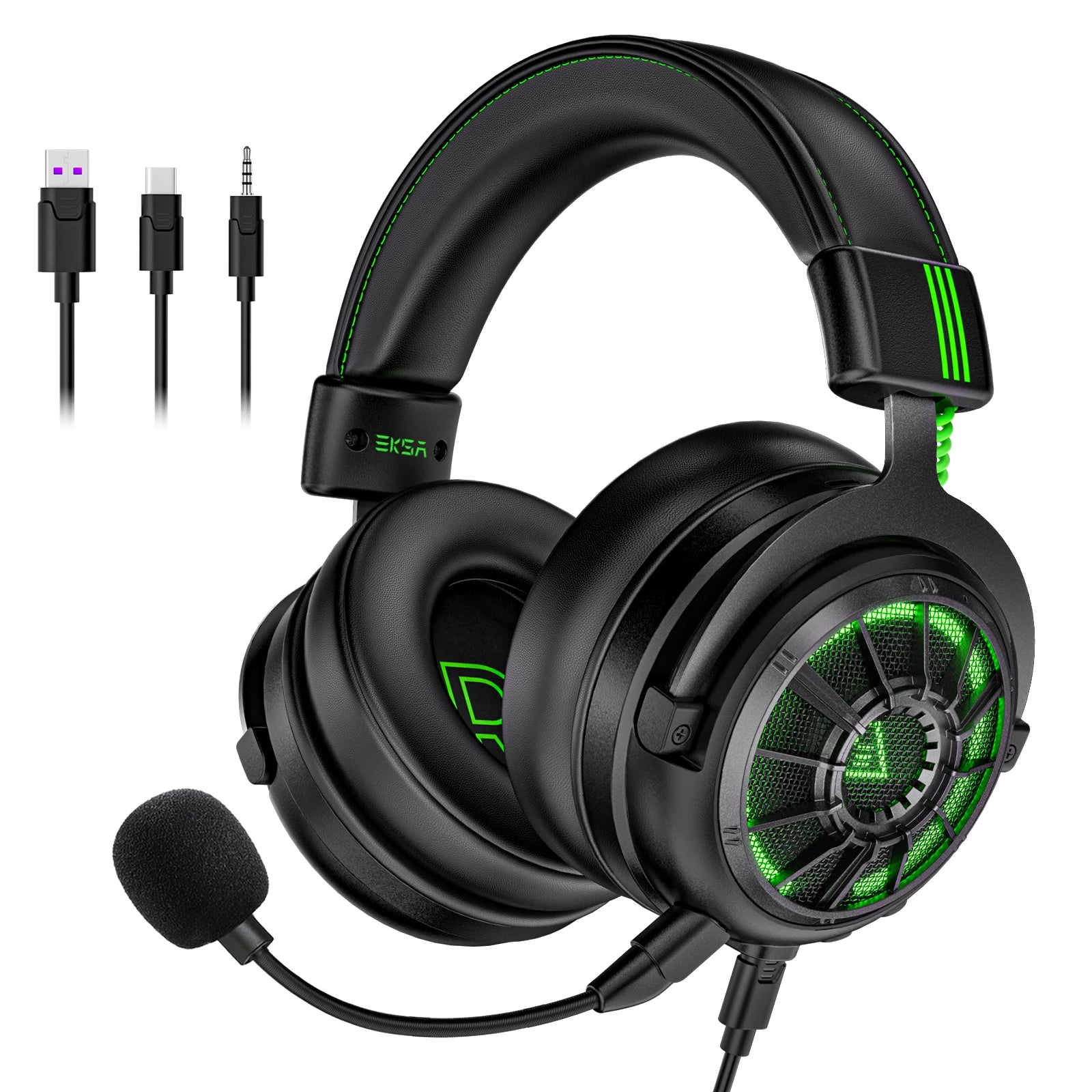 7.1 Surround Sound Gaming Headphones with ENC Mic - E5000 Pro E5000 Pro Tidesmit