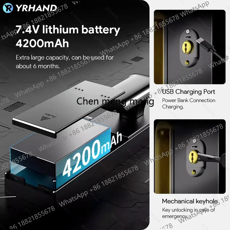 3D Face Recognition Smart Fingerprint Door Lock With  Camera Remote APP Real time intercom For Smart Home